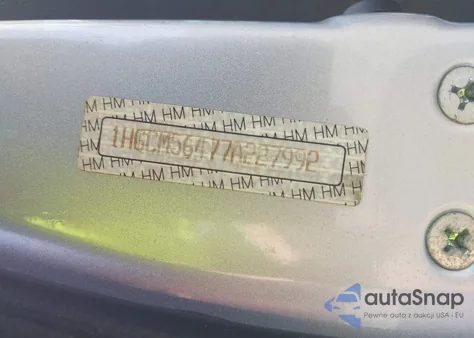 2007 Honda Accord 2.4 Lx из США, поврежденный, VIN 1HGCM56477A227992